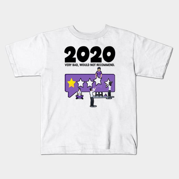 2020 Very Bad Would Not Recommend Kids T-Shirt by DZCHIBA